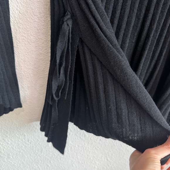 Muche Muchette Womens One Size Flared Sleeve Ribbed Boho Blouse Festival Grunge - Picture 6 of 10